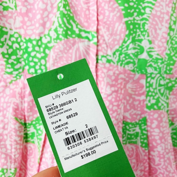 Lilly Pulitzer Lexington Limeade Cheat Ya Dress - Picture 4 of 8
